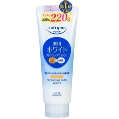Sữa rửa mặt Kose Softymo 220g (3 loại) (Trắng-White)