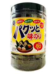 Rong biển sấy khô ăn liền PAKUTTO NORI 80 miếng