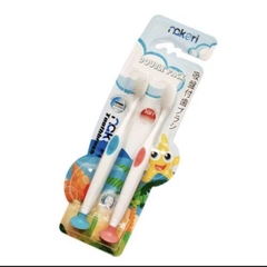 Bàn chải đánh răng Nakori lông mềm cho bé từ 6 tháng đến 3 tuổi (set 2 cái)