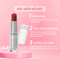 Son môi Cezanne Lasting Gloss Lip bản son bóng thỏi 3.2g