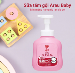 Sữa tắm gội thảo mộc Arau chai 450 ml