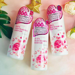Sữa tắm Manis White Body Shampoo trắng da 450ml (Da thường) Dưỡng ẩm hương hoa hồng