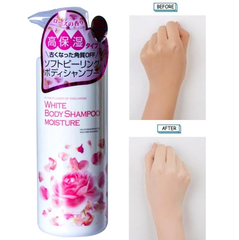 Sữa tắm Manis White Body Shampoo trắng da 450ml (Da thường) Dưỡng ẩm hương hoa hồng
