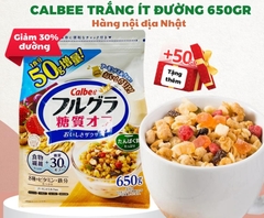 Ngũ cốc Calbee ít đường 600g (trắng)