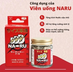 Viên Uống Tăng Cường Sinh Lý Nam Naru 60 viên