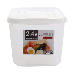 Hộp đựng thực phẩm Million Pack 2.4L - Trắng