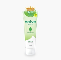 Sữa rửa mặt Kracie Naive chiết xuất trà xanh cho da dầu, mụn 130g