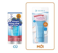 Tinh Chất Chống Nắng Senka Perfect UV Essence Nâng Tông Sáng Mượt Da Dầu 50g