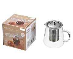 Ấm pha trà thủy tinh kèm lõi lọc inox Echo 650ml