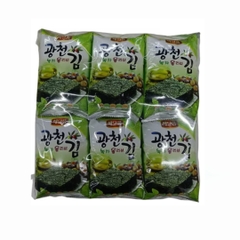 Lốc 3 gói rong biển ăn liền Gwangcheon Haejeo Hàn Quốc