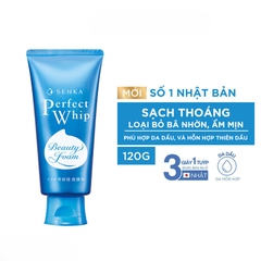 Sữa rửa mặt Shiseido Senka Perfect Whip tuýp 120g
