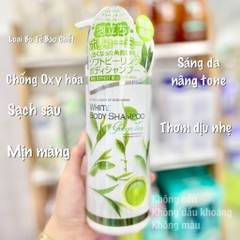 Sữa tắm Manis White Body Shampoo trắng da (Mùi hương trà xanh)