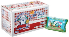 Giấy ướt trẻ em 80 tờx12p (chú chó trắng)