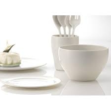 Bát nhựa Inomata Folio 770ml - màu trắng