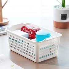 Rổ nhựa nhà bếp Inomata có tay cầm