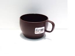 Cốc nhựa thấp Inomata 350ml - màu nâu