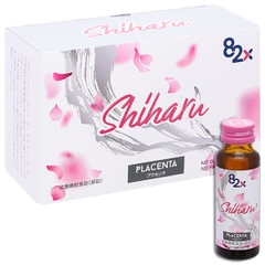 Nước uống Collagen Placenta 82x Shiharu 10 chai x 50ml