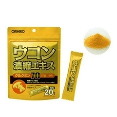 Bột nghệ giải rượu Orihiro Ukon 70mg túi 20 gói