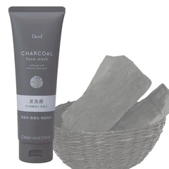 Sữa rửa mặt làm sạch sâu, chiết xuất than hoạt tính cho nam Deve 170g