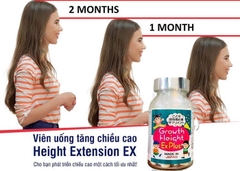 Viên uống hỗ trợ tăng chiều cao Growth Height EX Plus lọ 300 viên