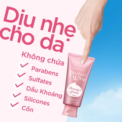 Sữa rửa mặt Collagen Senka Perfect Whip 120g (hồng mới)