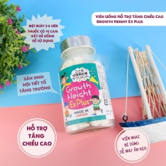Viên uống hỗ trợ tăng chiều cao Growth Height EX Plus lọ 300 viên