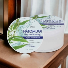 Gel dưỡng da Kumano Yushi Deve 5 in 1 cấp ẩm, giúp da mềm mịn hộp 300g (3 loại) (Hatomugi)