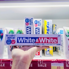 Kem đánh răng Lion White & White tuýp 150g
