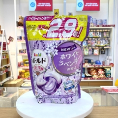 Viên giặt xả Gel Ball Bold 4 in 1 túi 32 viên - hương hoa lavender