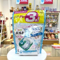 Viên giặt xả Gel Ball Bold 4 in 1 túi 33 viên (Hương hoa tươi mát)