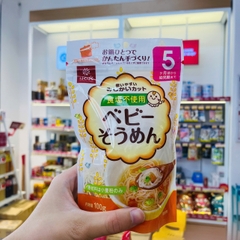 Mì Somen Hakubaku Baby tách muối cho trẻ từ 5 tháng gói 100g