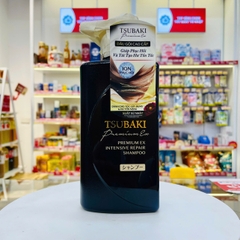 Dầu Gội Tsubaki Premium phục hồi hư tổn, giảm gãy rụng 490ml (màu đen)