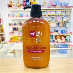 Dầu xả mỡ ngựa Kumano Horse Oil Natural Hair 600ml