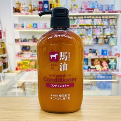 Dầu xả mỡ ngựa Kumano Horse Oil Natural Hair 600ml