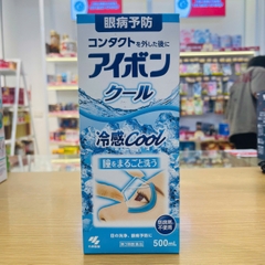 Nước rửa mắt Kobayashi Eyebon W Vitamin chai 500ml (5 loại) (Mát lạnh)