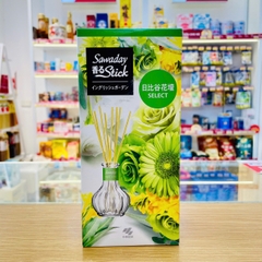 Cắm thơm phòng Sawaday Stick hương hoa 70ml (3 loại) (Vườn thiên nhiên (Xanh lá))