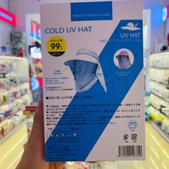 Mũ chống nắng Clover 360° 4WAY UPF50+ (xanh nhạt)