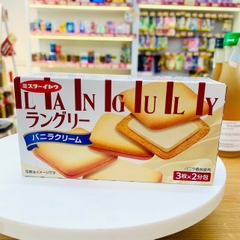 Bánh quy Languly kẹp kem vani hộp 82,5 gr