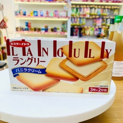 Bánh quy Languly kẹp kem vani hộp 82,5 gr