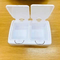 Hộp đựng vật dụng Yamada nắp bật 2 ngăn