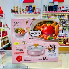 Nồi ceramic dùng cho bếp từ Coronto Ø18cm