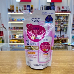 SỮA RỬA MẶT & TẨY TRANG TẠO BỌT DƯỠNG ẨM BỔ SUNG ACID HYALURONIC SOFTYMO TÚI REFILL 180 ML