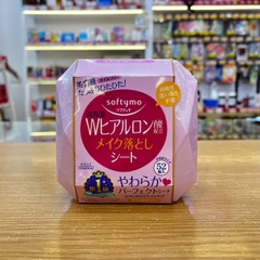 KHĂN ƯỚT TẨY TRANG DƯỠNG ẨM DA BỔ SUNG ACID HYALURONIC SOFTYMO HỘP 52 MIẾNG