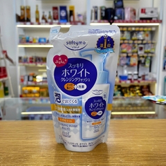 SỮA RỬA MẶT & TẨY TRANG TẠO BỌT DƯỠNG TRẮNG SOFTYMO TÚI REFILL 180 ML