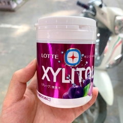Kẹo cao su Xylitol Lotte Nhật Bản vị nho 133g