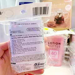 Set 2 lọ chiết mỹ phẩm 40ml kèm hộp đựng