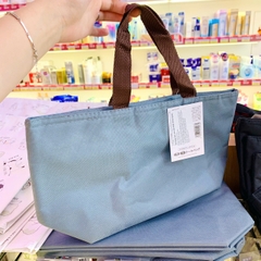 Túi đựng hộp cơm giữ nhiệt dáng ngang (màu xanh ghi)