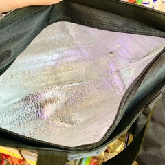 Túi đựng hộp cơm giữ nhiệt dáng ngang (màu đen)