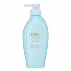 Dầu xả Tsubaki phục hồi, sạch dầu và mát lạnh 450ml màu xanh