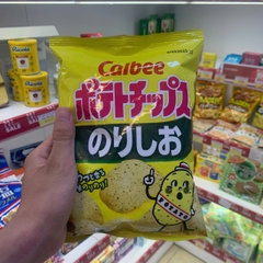 Snack Calbee khoai tây chiên vị muối rong biển 60g